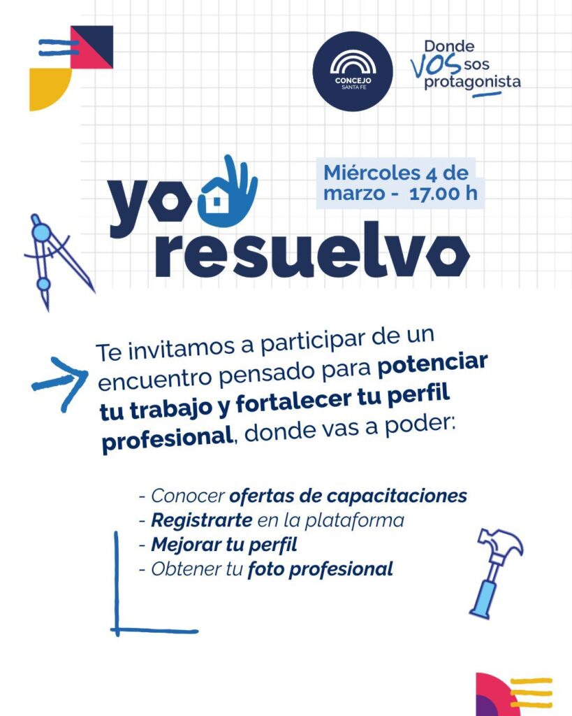 Los invitamos a participar del relanzamiento de “Yo Resuelvo”