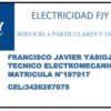 ELECTRICIDAD «FJY» SERVICIOS ELECTRICOS